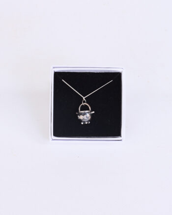 Sterling Silver Cauldron Necklace by Dog Star Silver