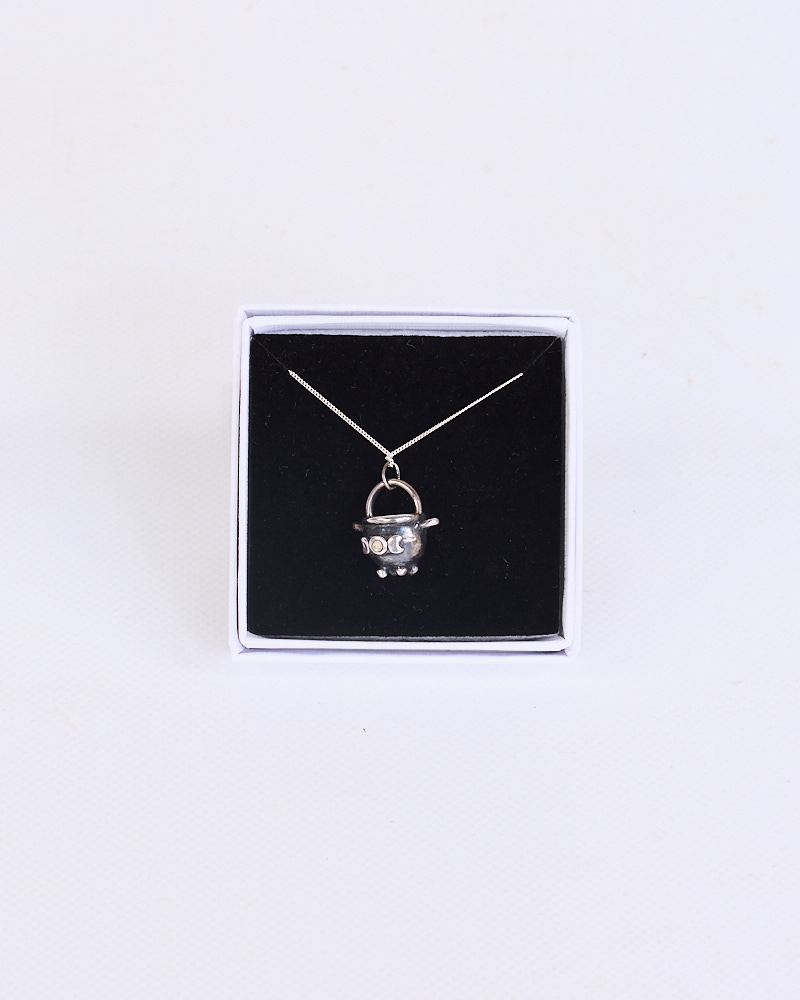 Sterling Silver Cauldron Necklace by Dog Star Silver