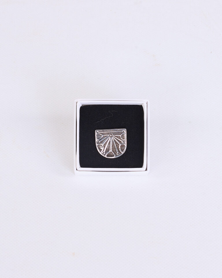 Fine & Sterling Silver Nendrum Sundial Brooch by Dog Star Silver