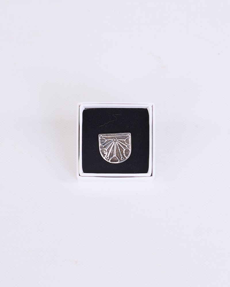 Fine & Sterling Silver Nendrum Sundial Brooch by Dog Star Silver