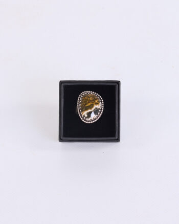 Sterling Silver Ocean Jasper Ring by Dog Star Silver