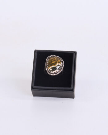 Sterling Silver Ocean Jasper Ring by Dog Star Silver