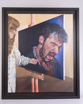 ‘The Power Behind The Brush’ Oil on Linen Painting by Janice Lightowler