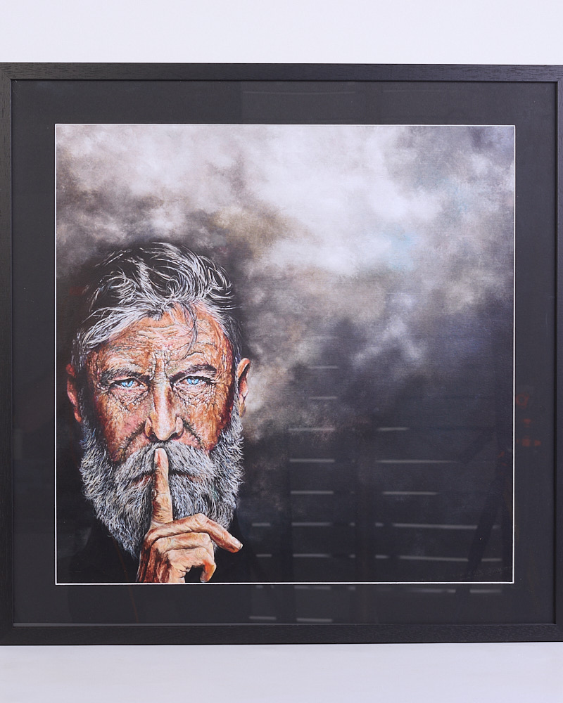 ‘The Messenger’ Framed Art Print by Janice Lightowler