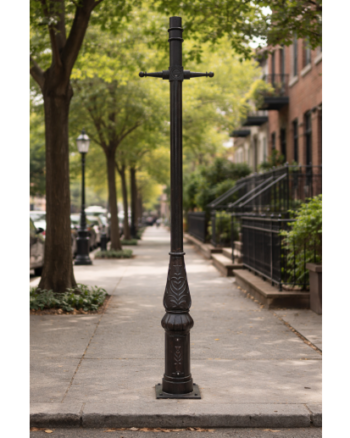 Cast Iron Ladder Bar Lamp Post & Decorative Base