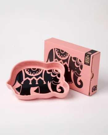 Magpie X Hornsea Elephant Stoneware Trinket Tray