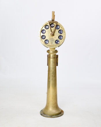 Vintage Chadburns Liverpool Brass Telegraph with Glass