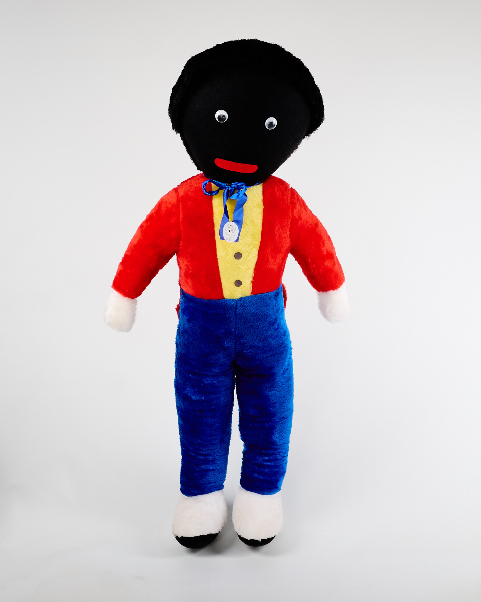 Huge Vintage Robertsons Golli Fabric Doll with Button Detail (130cm Tall)