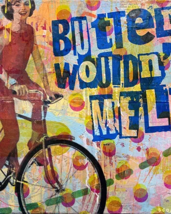 ‘Butter Wouldn’t Melt’ Print by Justine Scoltock