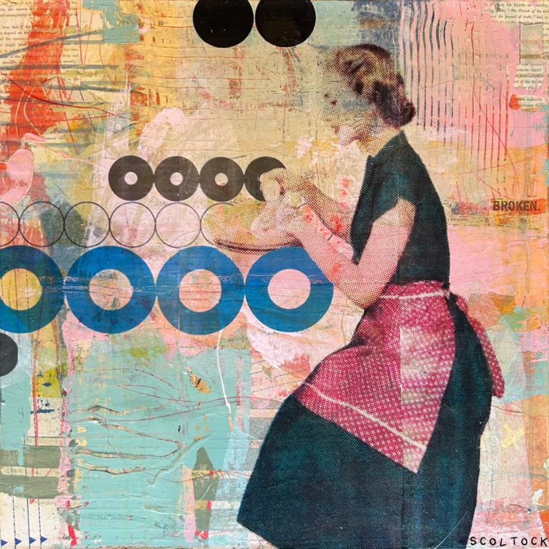 'Broken' Print by Justine Scoltock