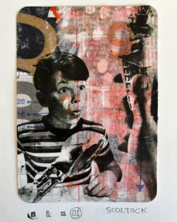 ‘Small & Mighty 01’ Mixed Media Collage