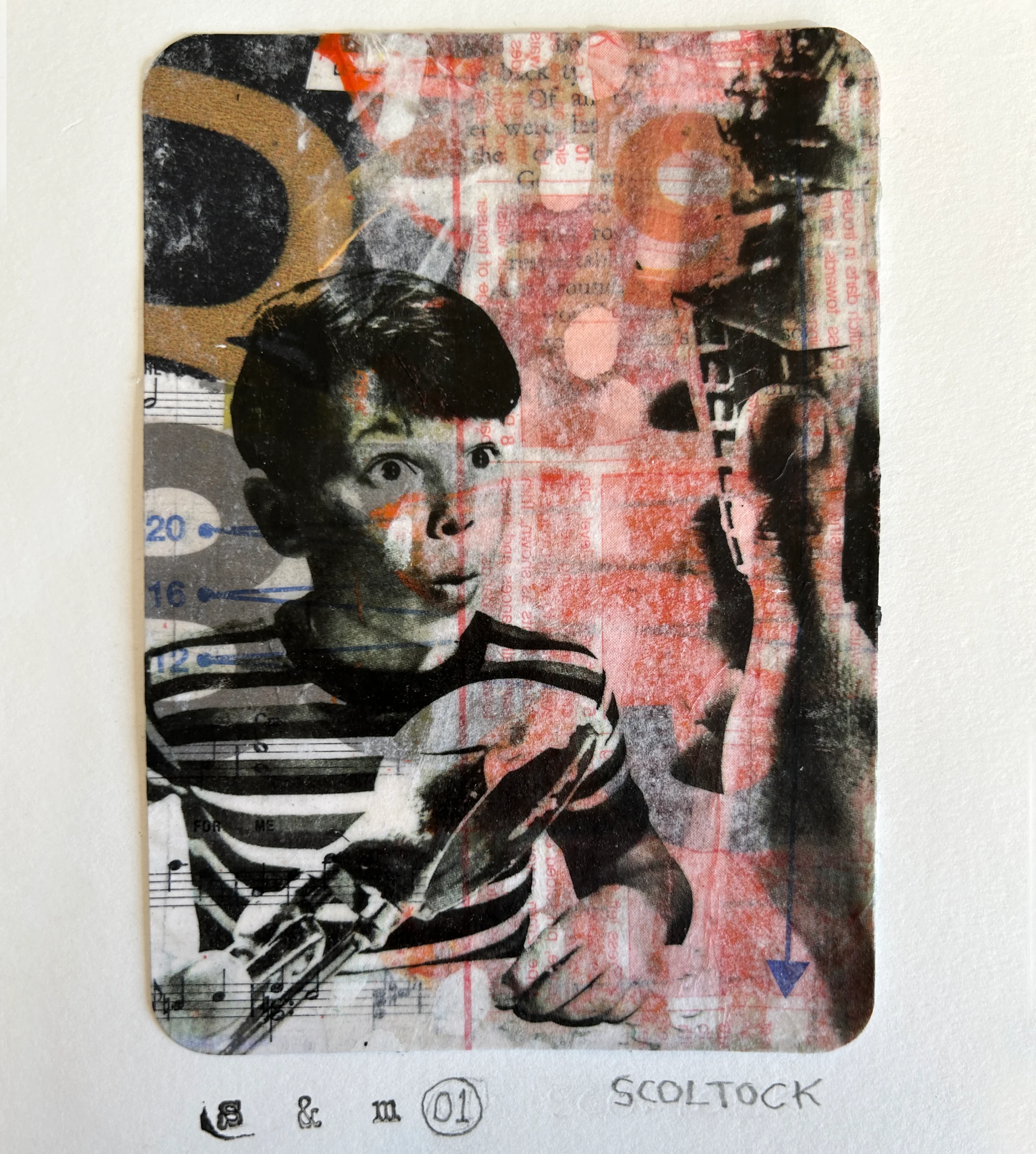 ‘Small & Mighty 01’ Mixed Media Collage