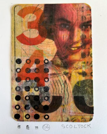 ‘Small and Mighty 06’ Mixed Media Collage