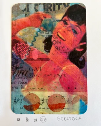 ‘Small and Mighty 09’ Mixed Media Collage