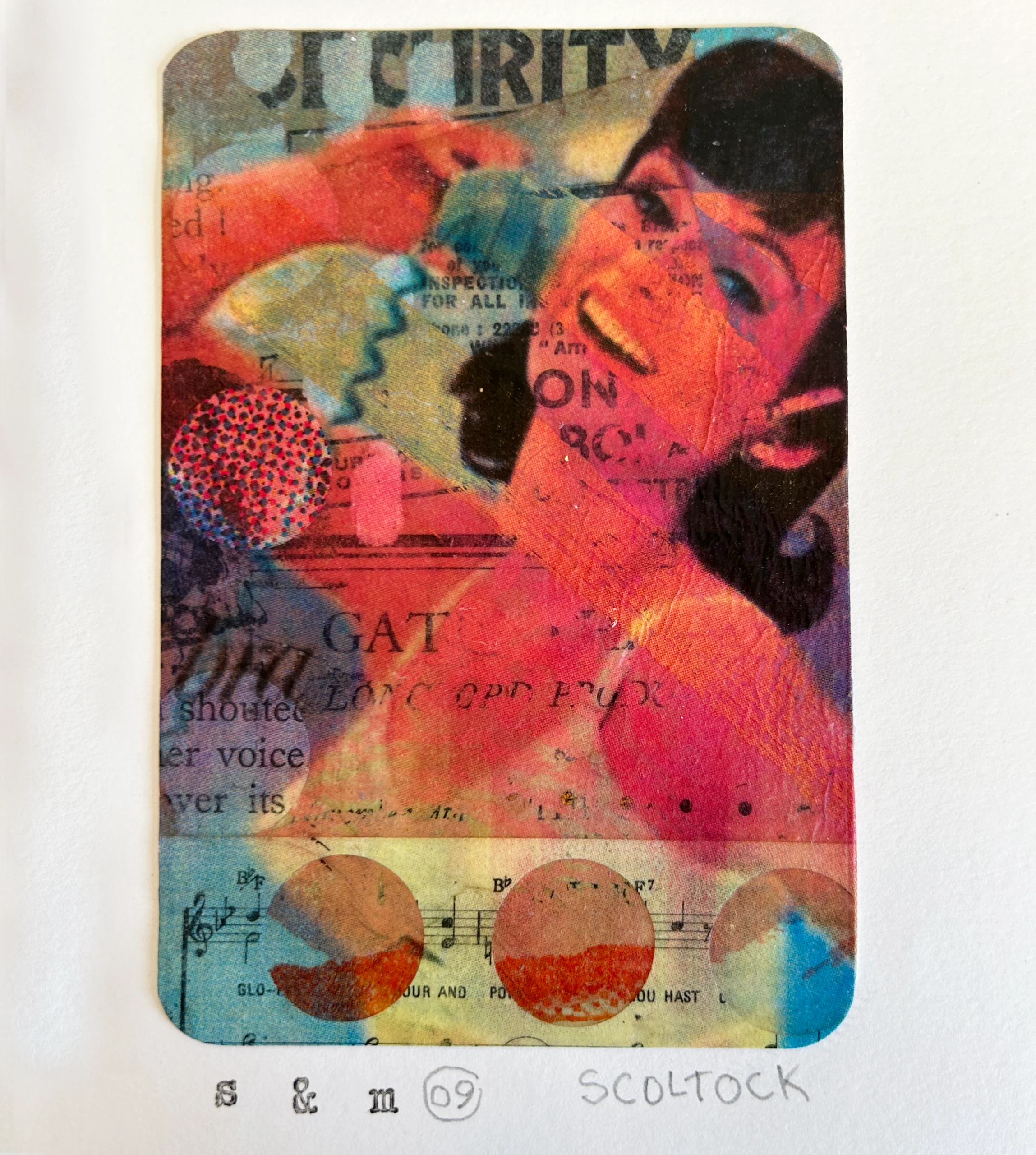 ‘Small and Mighty 09’ Mixed Media Collage