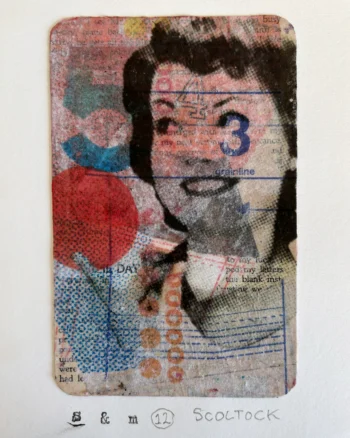 ‘Small and Mighty 12’ Mixed Media Collage