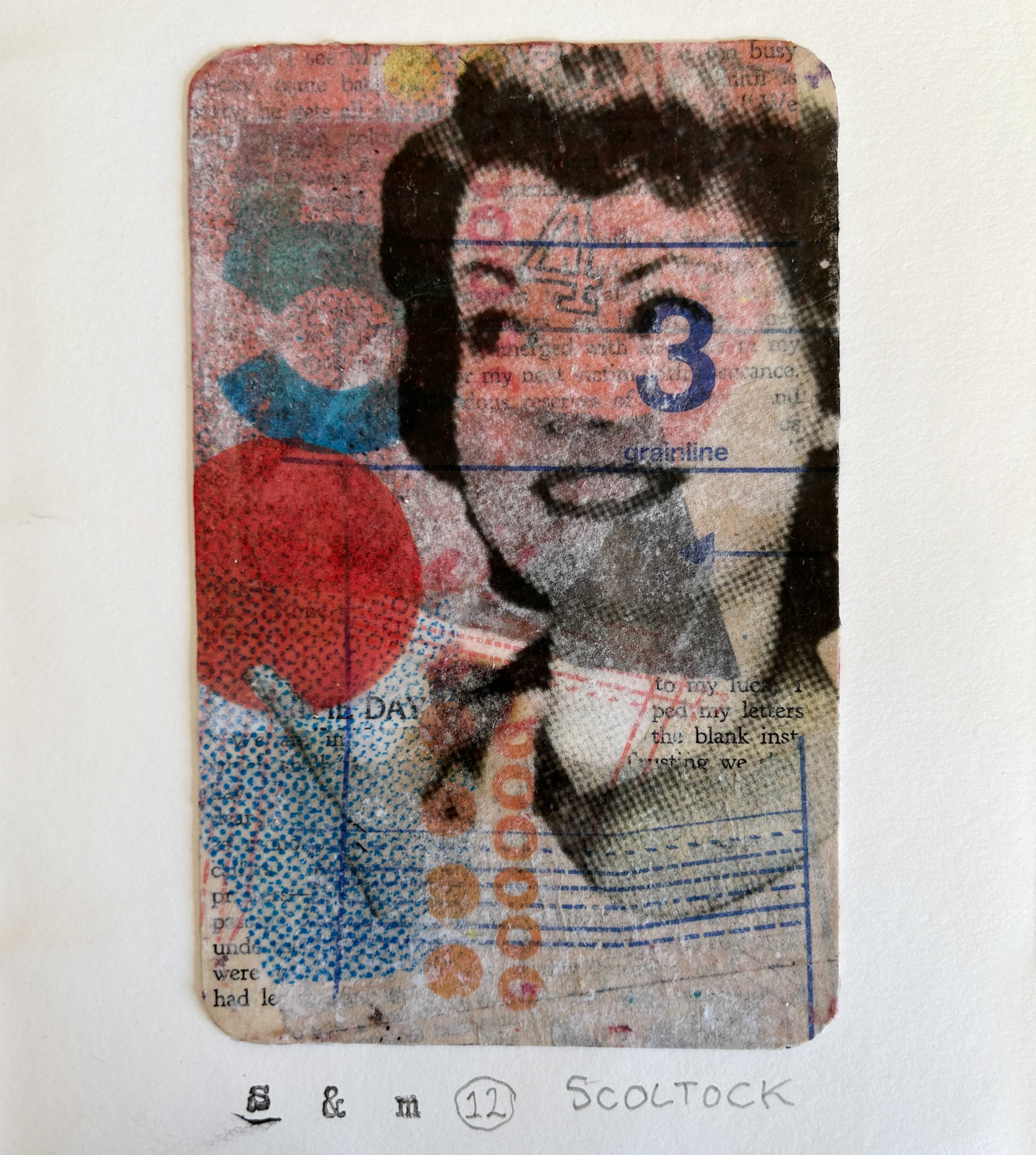 ‘Small and Mighty 12’ Mixed Media Collage