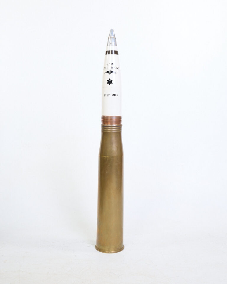 Vintage 4.5 Inch Military Shell with Brass Casing