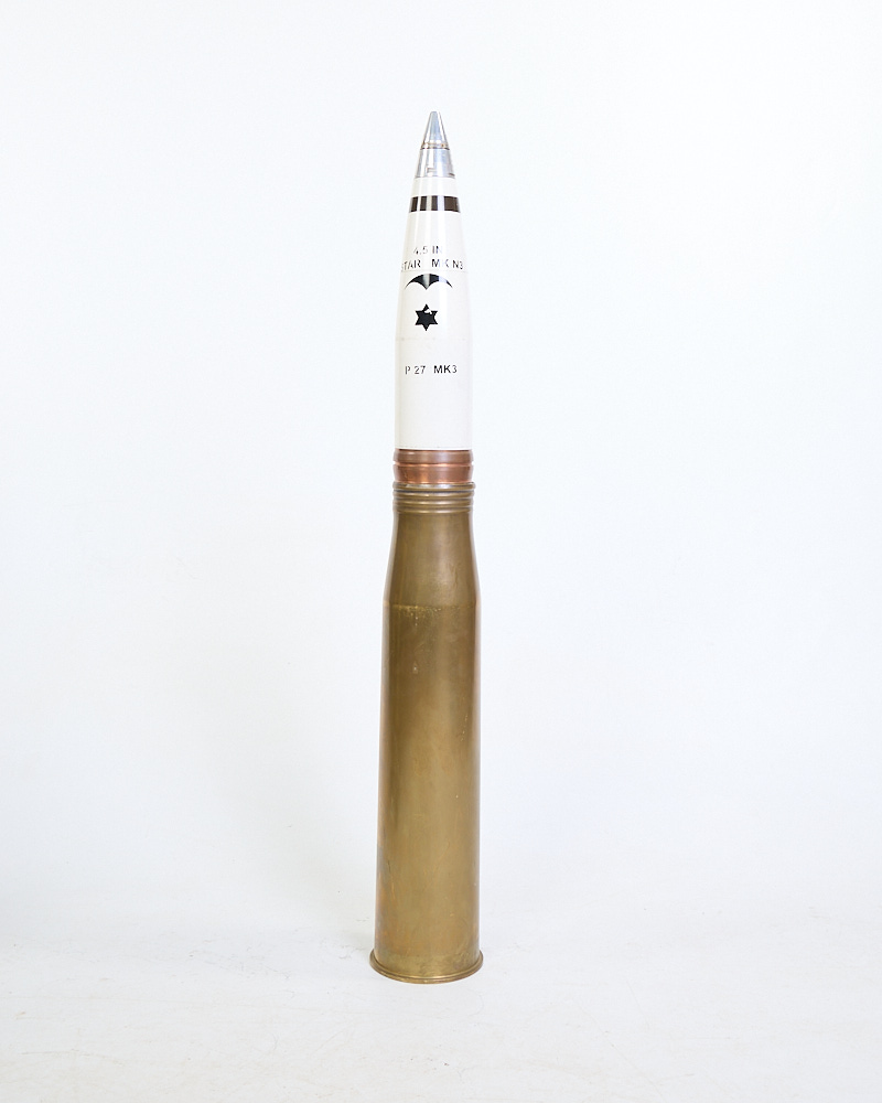 Vintage 4.5 Inch Military Shell with Brass Casing