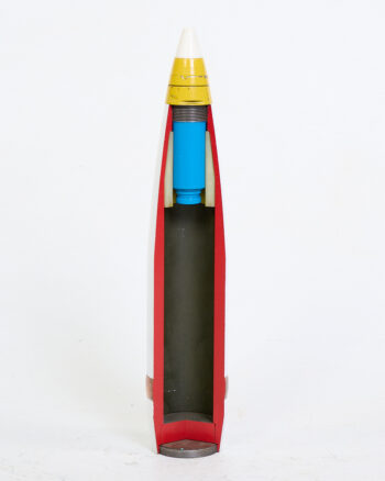 Cutaway Military Artillery Shell Display Piece