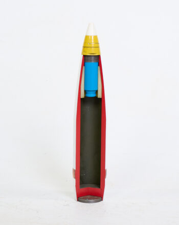 Cutaway Military Artillery Shell Display Piece