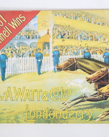 Vintage Tyrconnell Whisky Horse Racing Advertisement Print