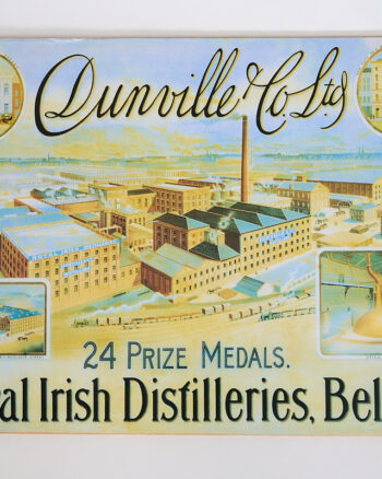 Dunville & Co. Royal Irish Distilleries Vintage Advertising Poster