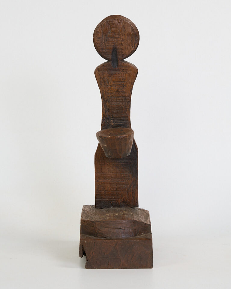 Antique African Colonial or Tribal Hand-Carved Wooden Figure