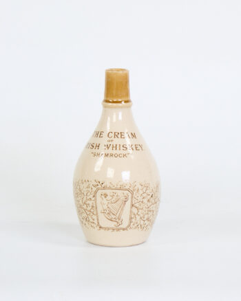 Vintage Irish Ceramic Whiskey Bottle