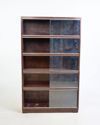 Minty Vintage Multi-Tier Display Cabinet with Seven Sections