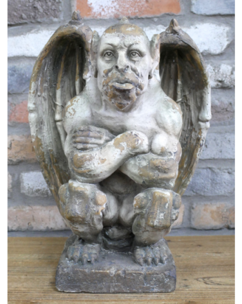 Gothic Stone Effect Gargoyle with Wings