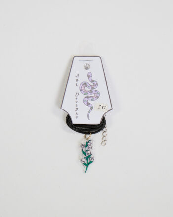 Lily of the Valley Charm Necklace by Ash Designs