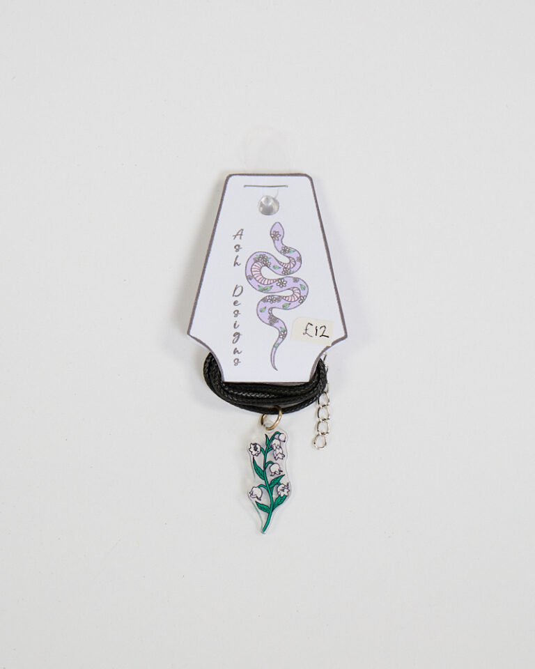 Lily of the Valley Charm Necklace by Ash Designs