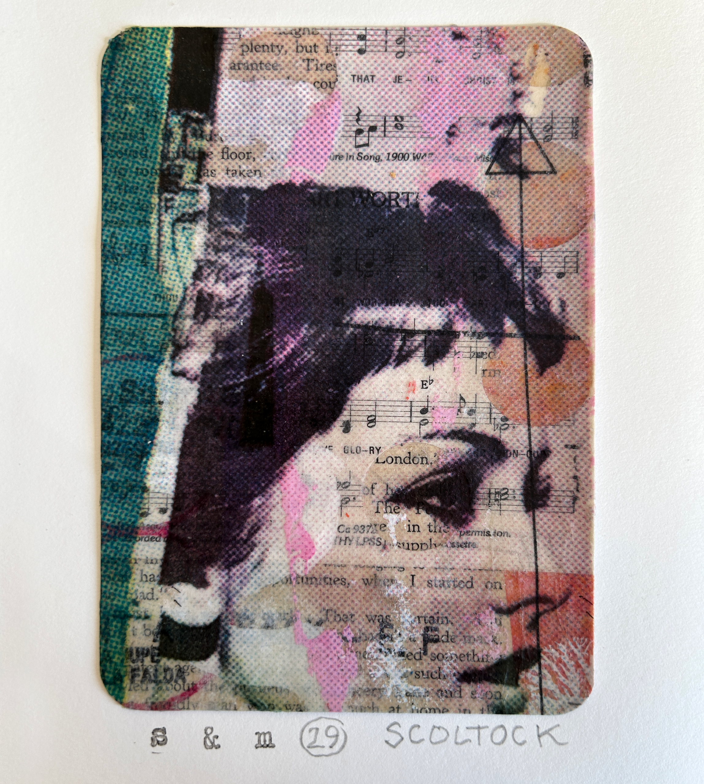 ‘Small and Mighty 29’ Mixed Media Collage