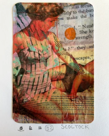 ‘Small and Mighty 32’ Mixed Media Collage