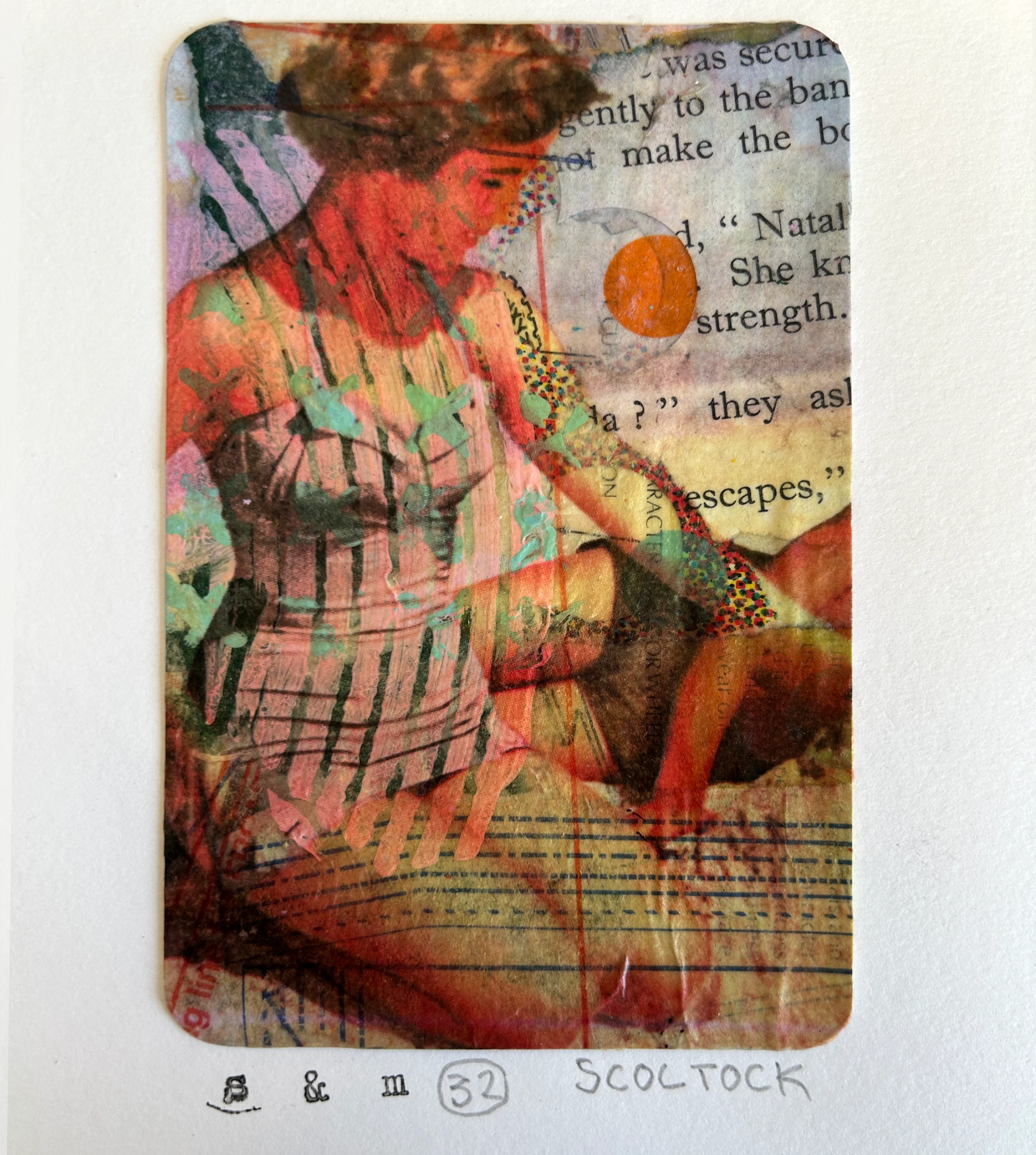 ‘Small and Mighty 32’ Mixed Media Collage