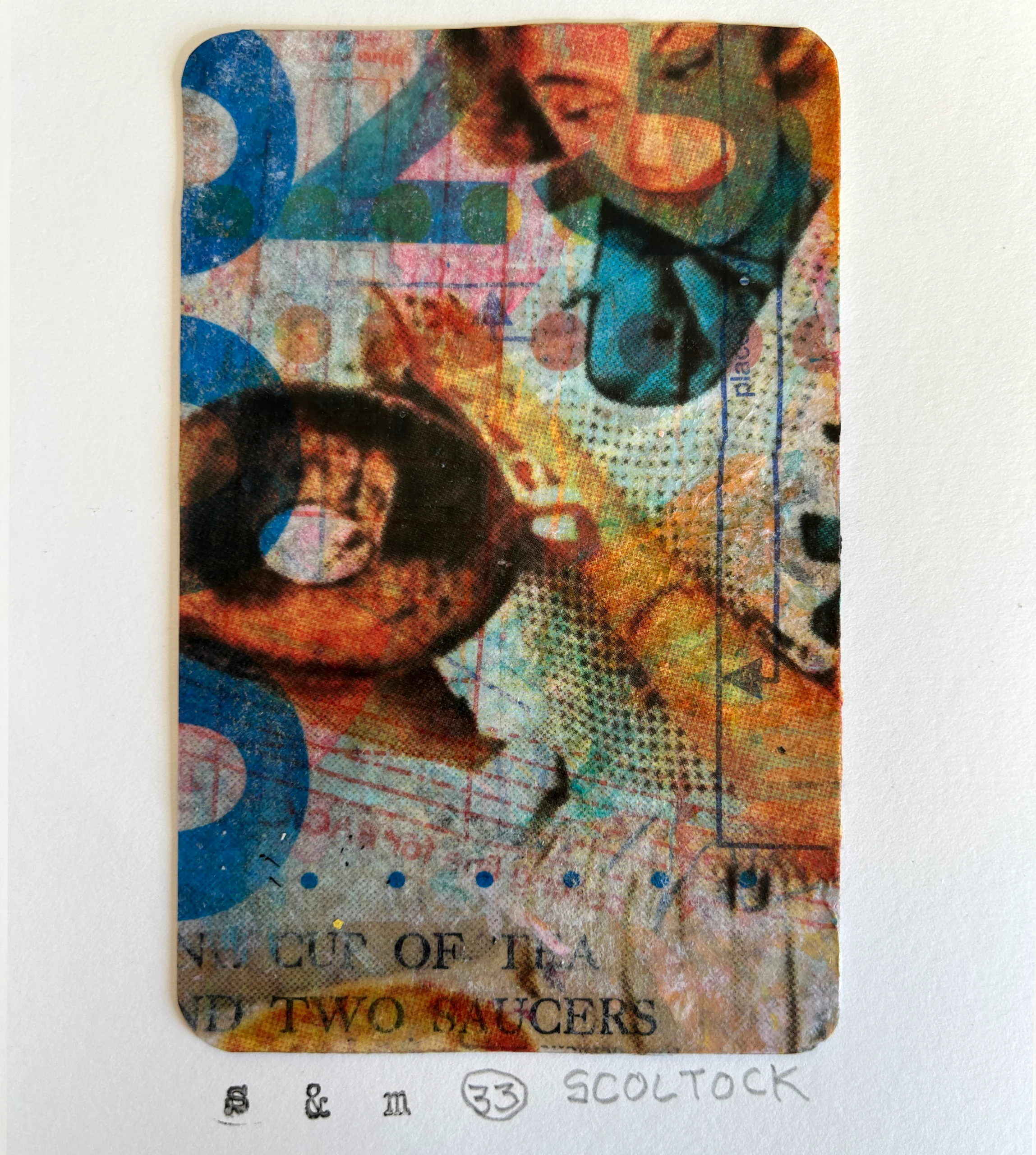 ‘Small and Mighty 33’ Mixed Media Collage