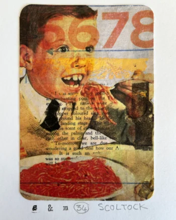 ‘Small and Mighty 34’ Mixed Media Collage