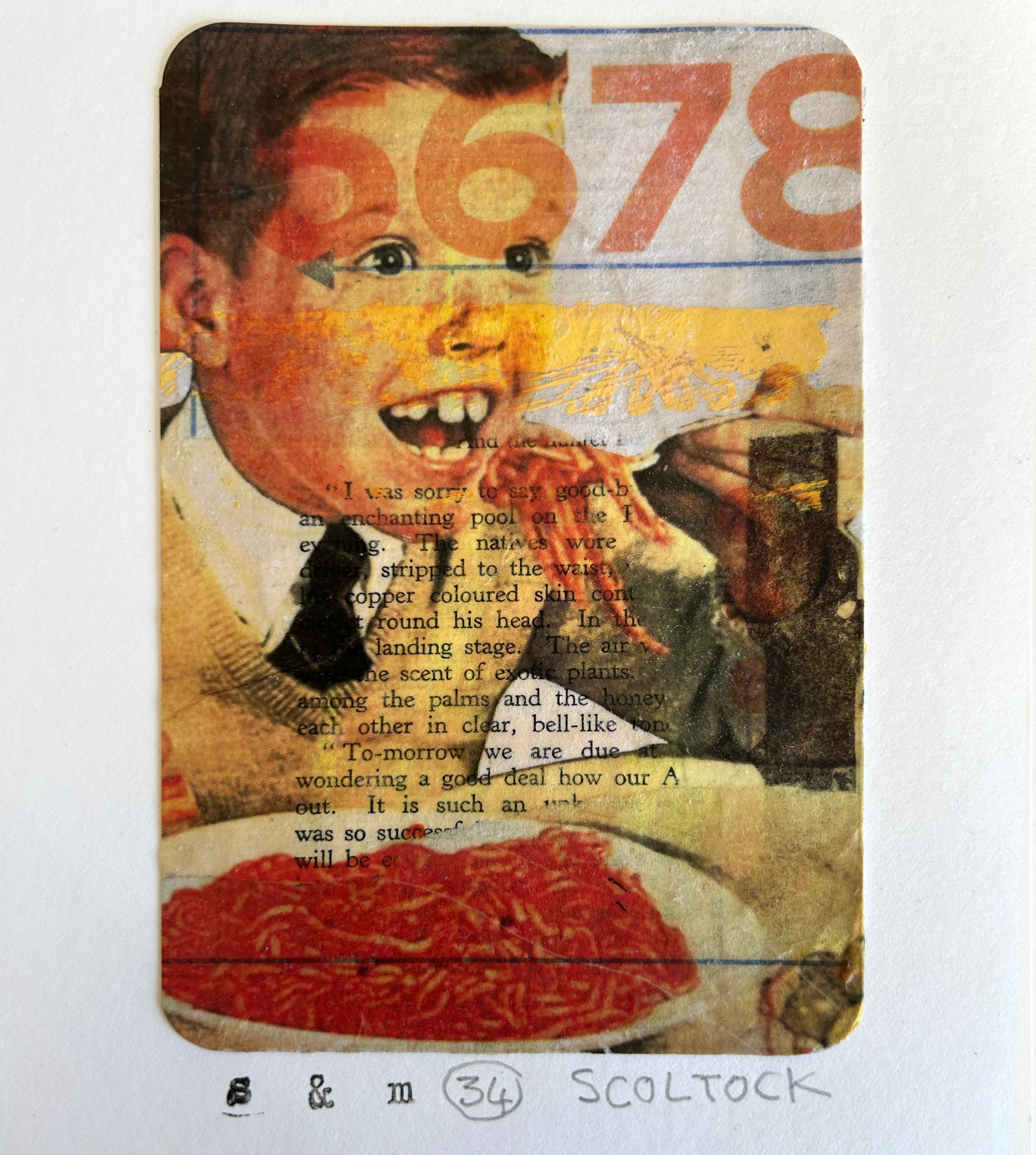 ‘Small and Mighty 34’ Mixed Media Collage
