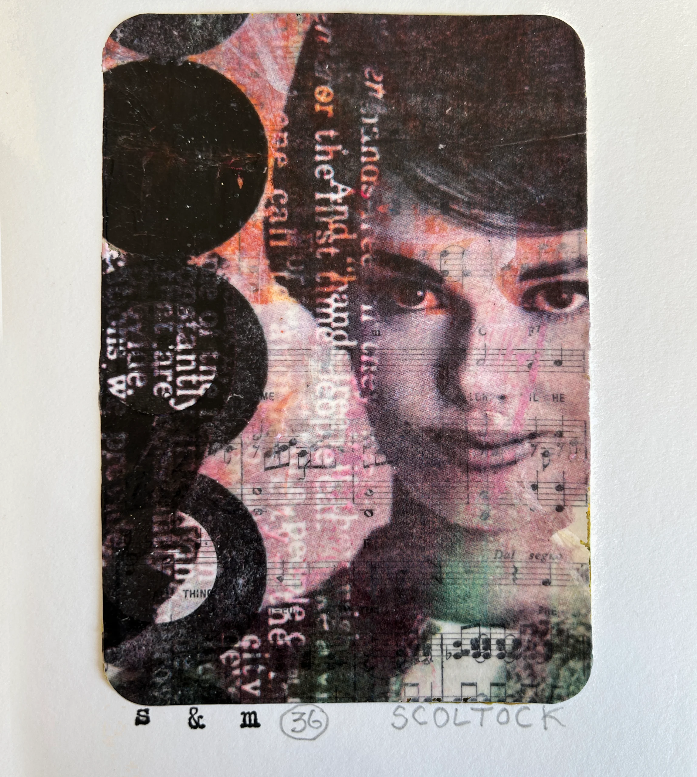 ‘Small and Mighty 36’ Mixed Media Collage