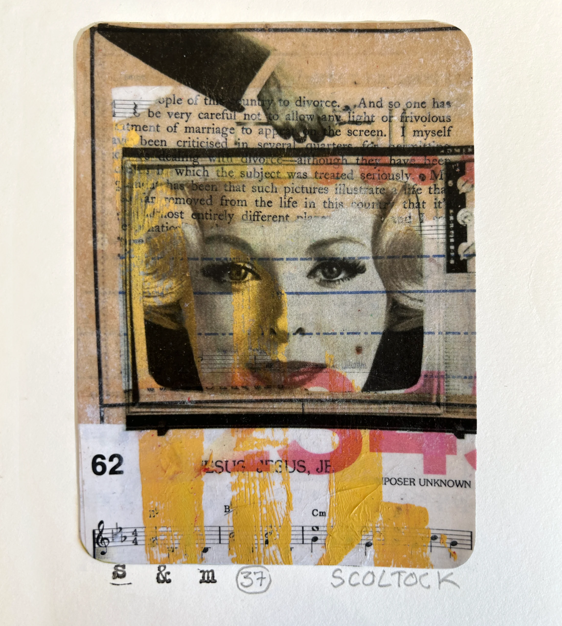 ‘Small and Mighty 37’ Mixed Media Collage