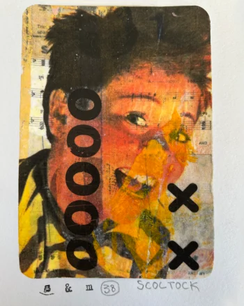 ‘Small and Mighty 38’ Mixed Media Collage