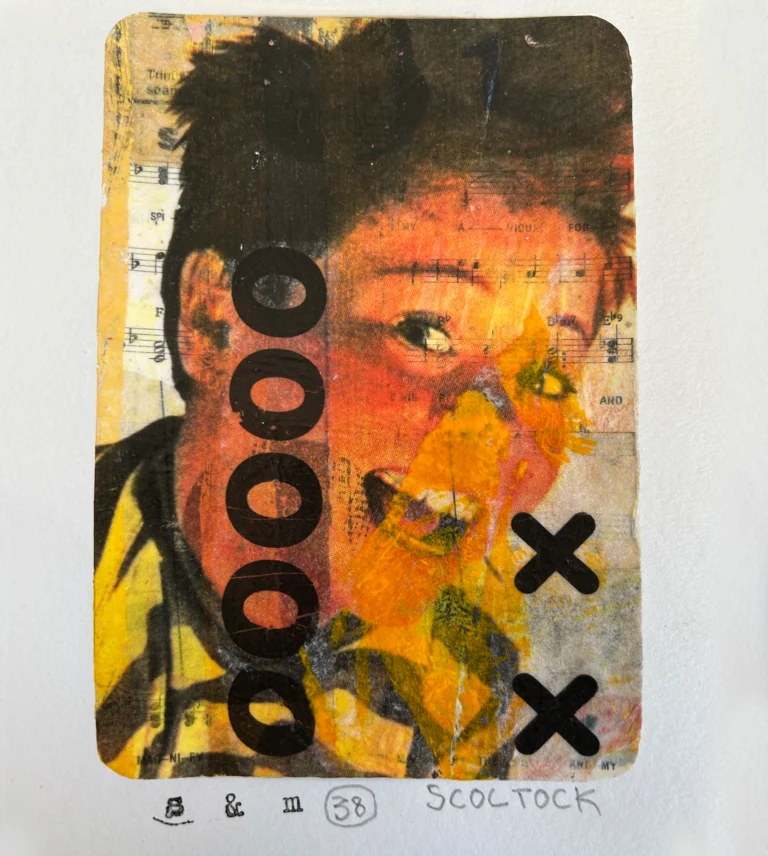 ‘Small and Mighty 38’ Mixed Media Collage