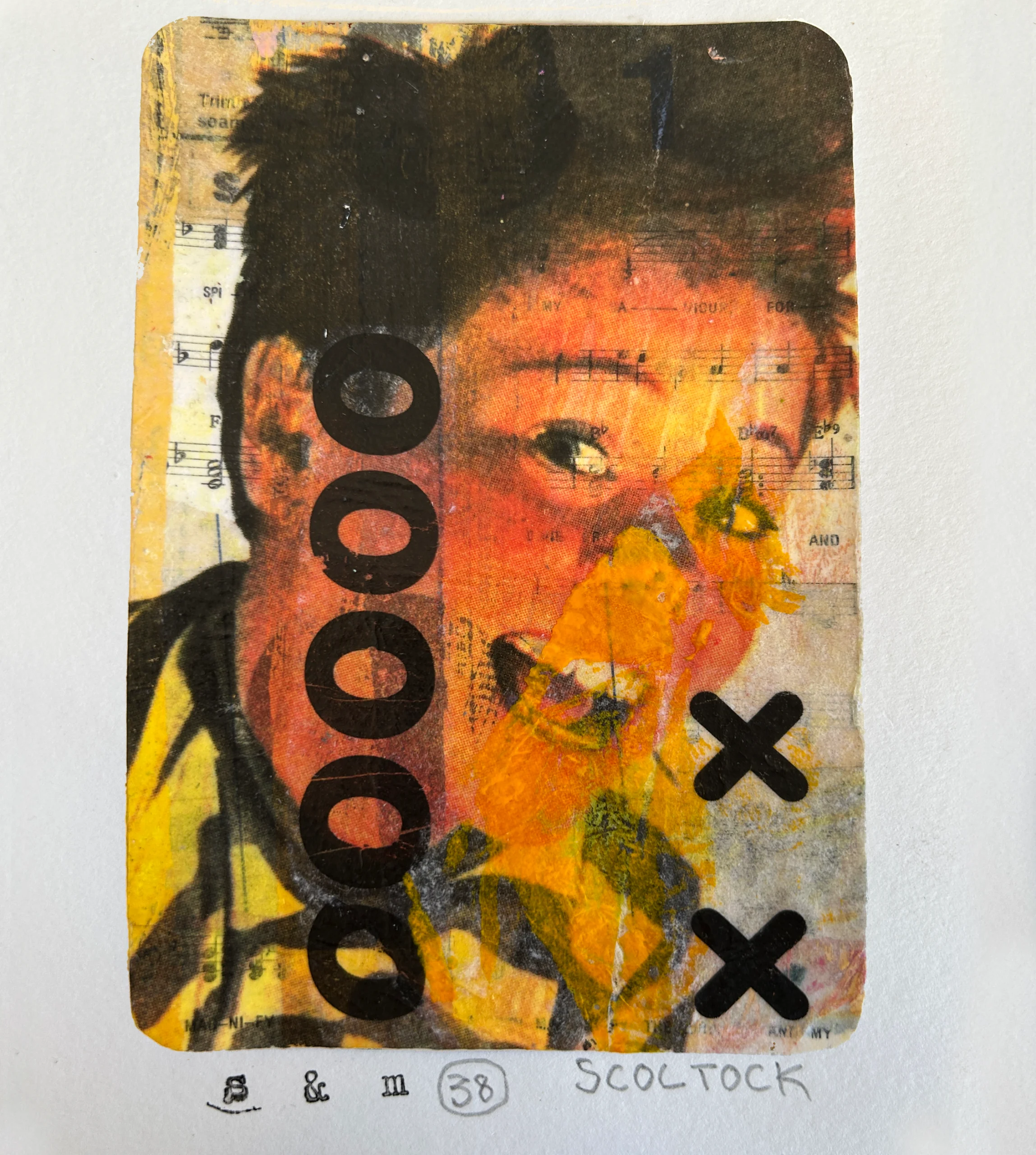 ‘Small and Mighty 38’ Mixed Media Collage