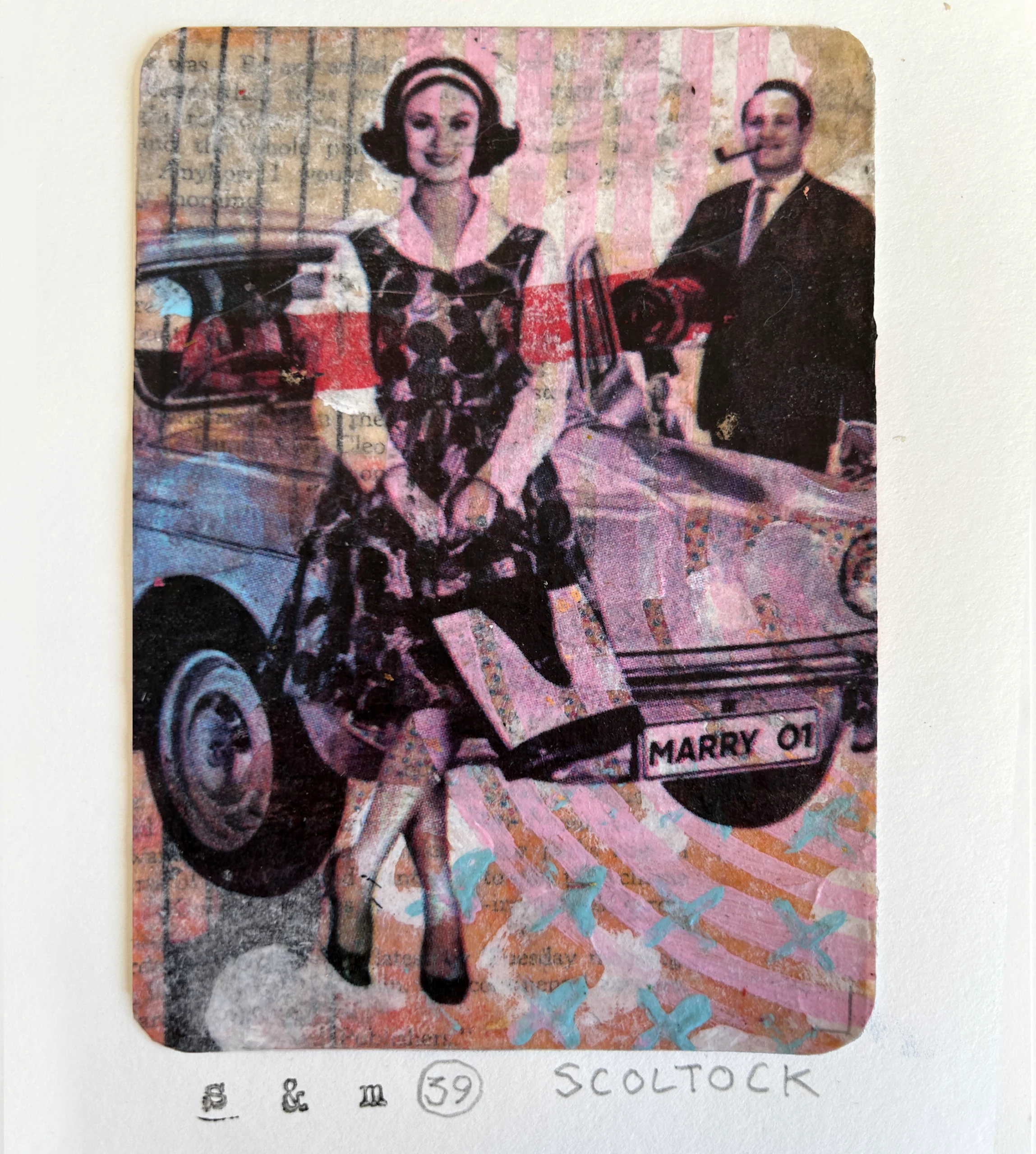 ‘Small and Mighty 39’ Mixed Media Collage