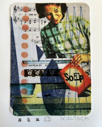 ‘Small and Mighty 23’ Mixed Media Collage