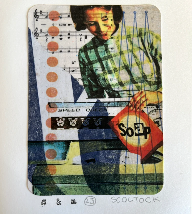 ‘Small and Mighty 23’ Mixed Media Collage
