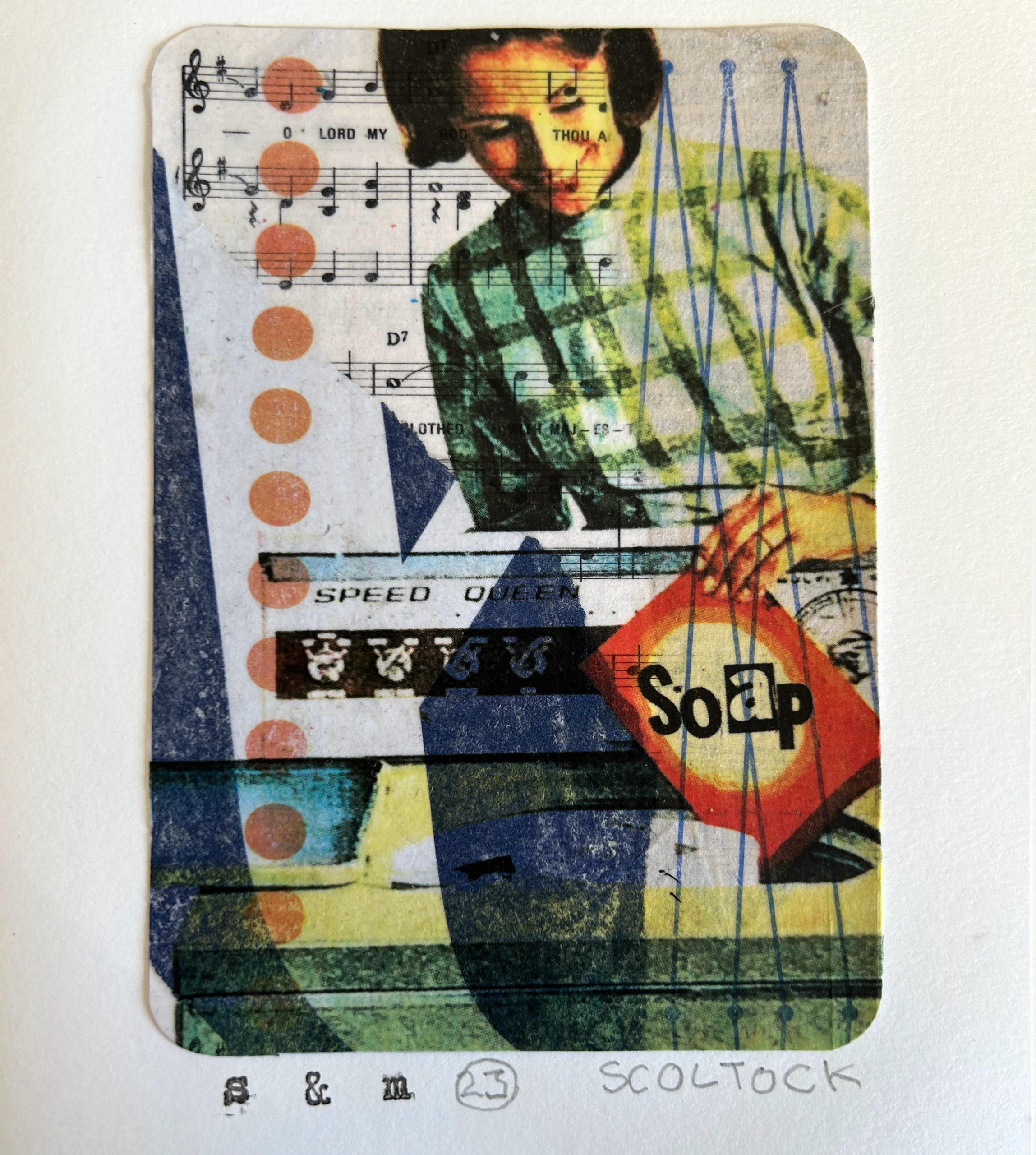 ‘Small and Mighty 23’ Mixed Media Collage