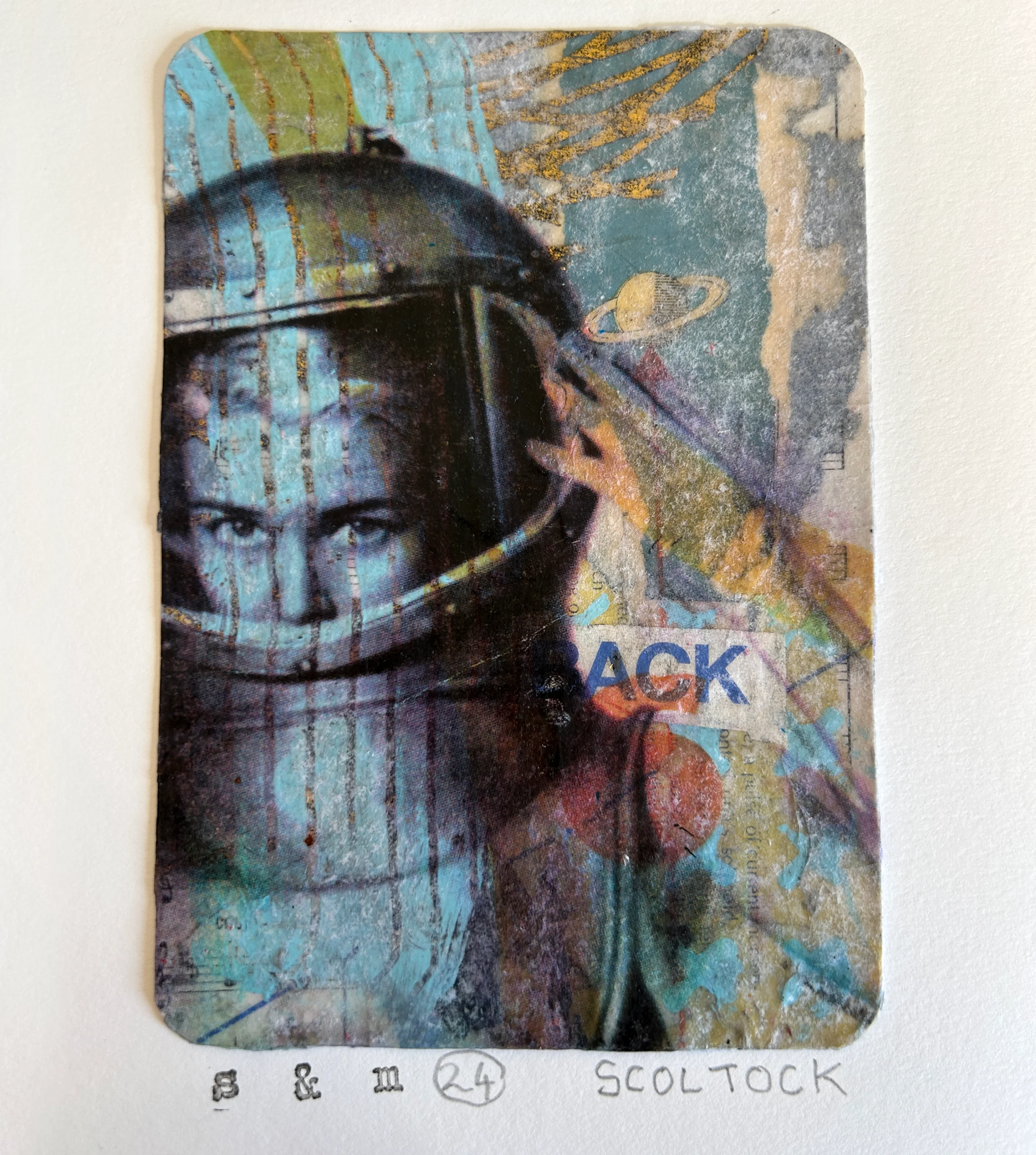 ‘Small and Mighty 24’ Mixed Media Collage