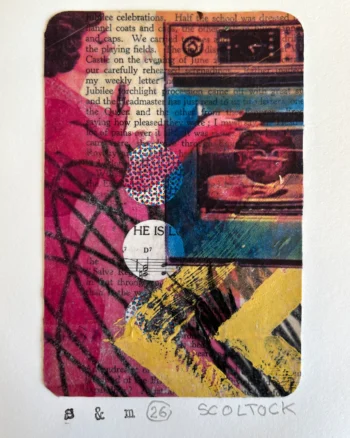 ‘Small and Mighty 26’ Mixed Media Collage